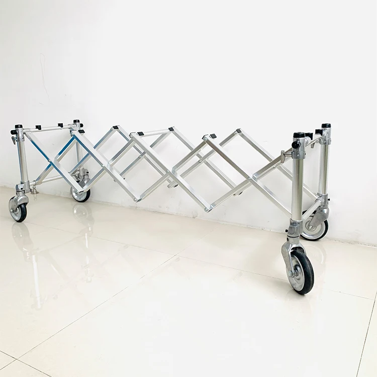 Factory Directly Aluminum Alloy Funeral Church Coffin Transport Trolley