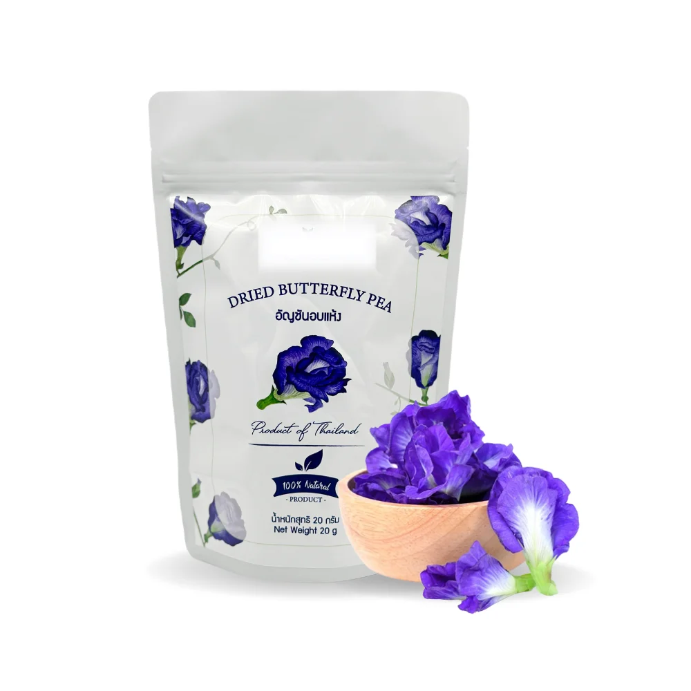 Hot Selling Organic Butterfly Tea Flower Cheap Dried Butterfly Pea Flower Manufacturer Antioxidants Dried Fruit Herbal Tea