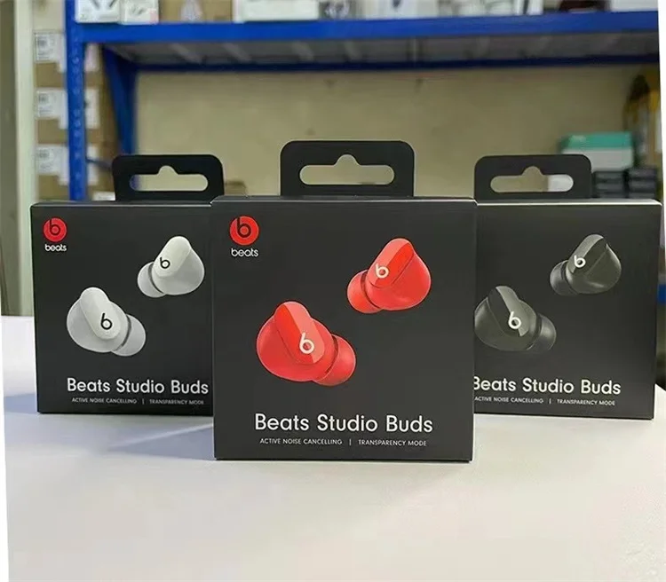 For Beats Studio Buds Best Quality Original 1:1 Gaming Cancelling Stereo BT V5.0 Tws Wireless Earbuds Pro