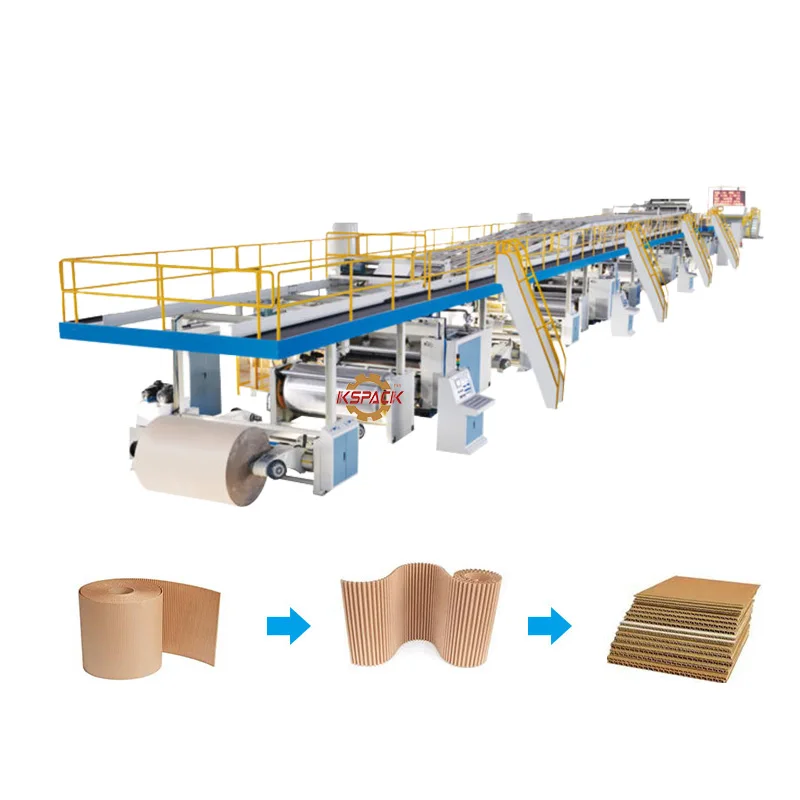 High Quality Corrugated Carton Production Line Automatic Corrugated Cardboard Making Machine