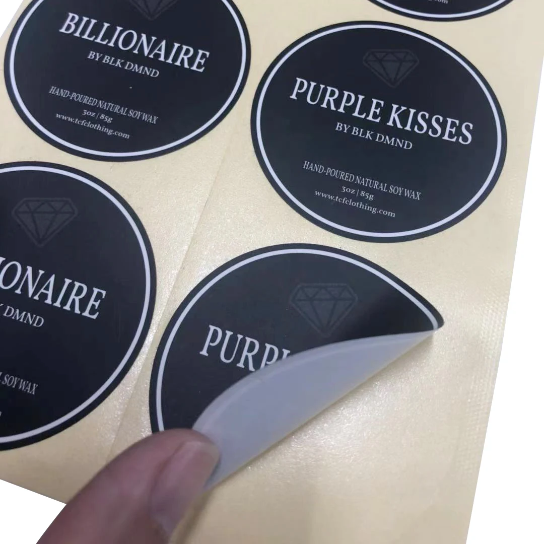 Custom Gold Foil Embossed Waterproof Personalized Sticker Red Wine Liquor Self Adhesive Bottle Printing Label