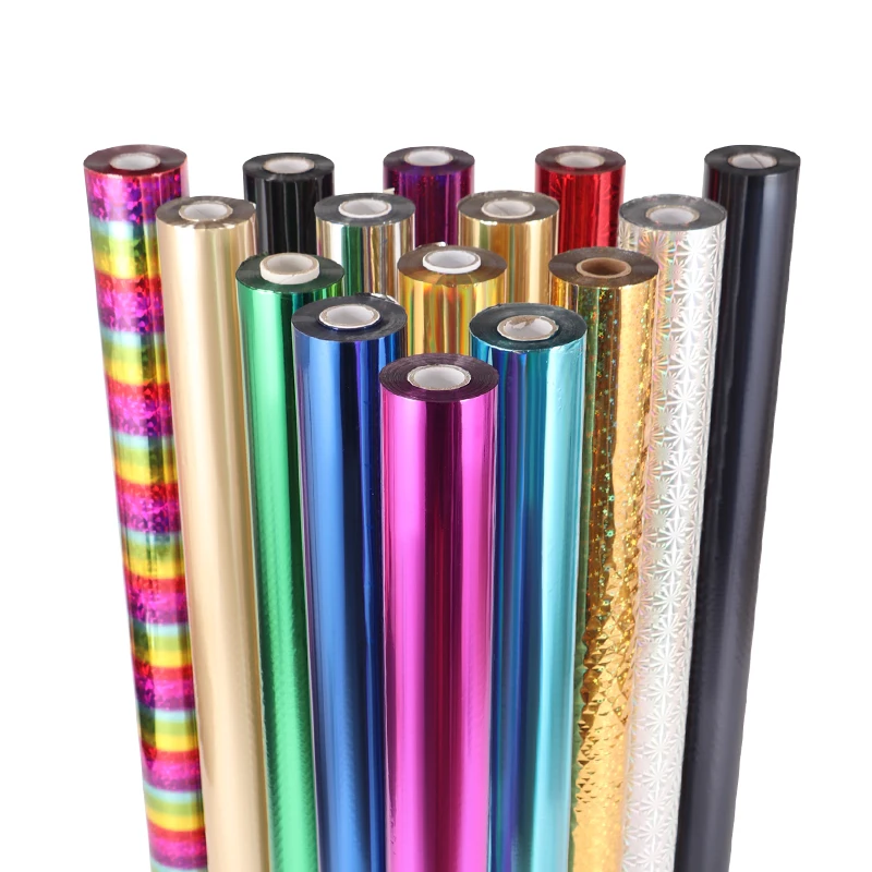 12 Micron Pet Hot Paper Foil Metal Stamping Foil for Washi Paper