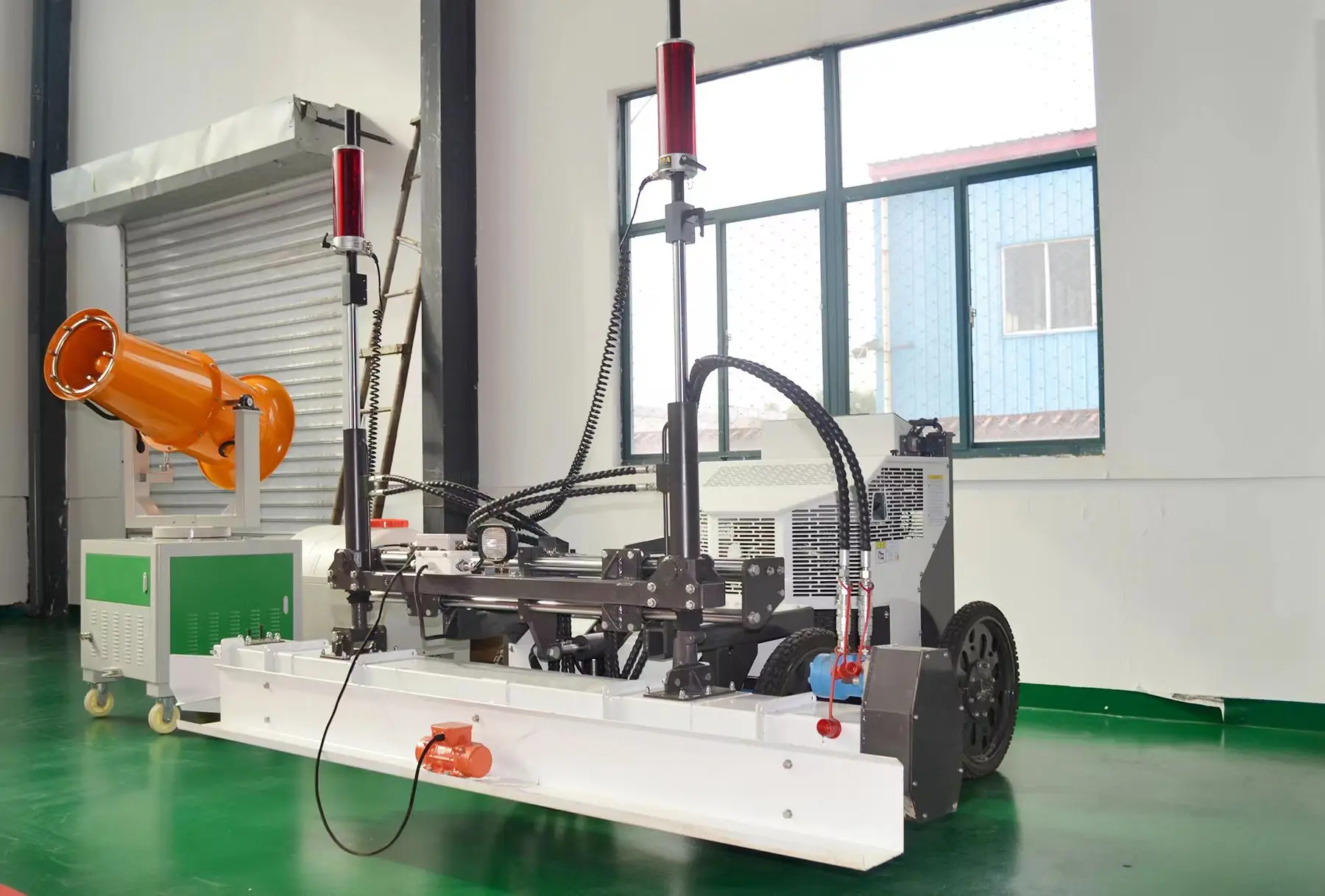 Land Ground Tool Vibratory Floor Paving Concrete Laser Screed Leveling Machine FJZP-220 Price for Sale