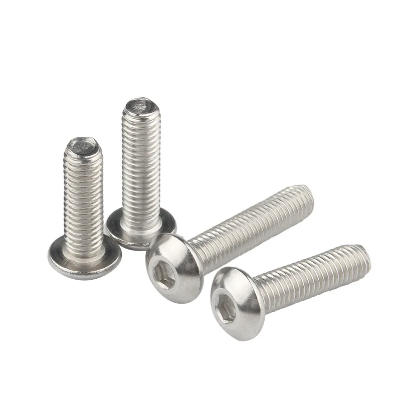 316 304 Stainless Steel 3/8-16 Button Head Screw  m5 Screw 16mm Button Head Bolts