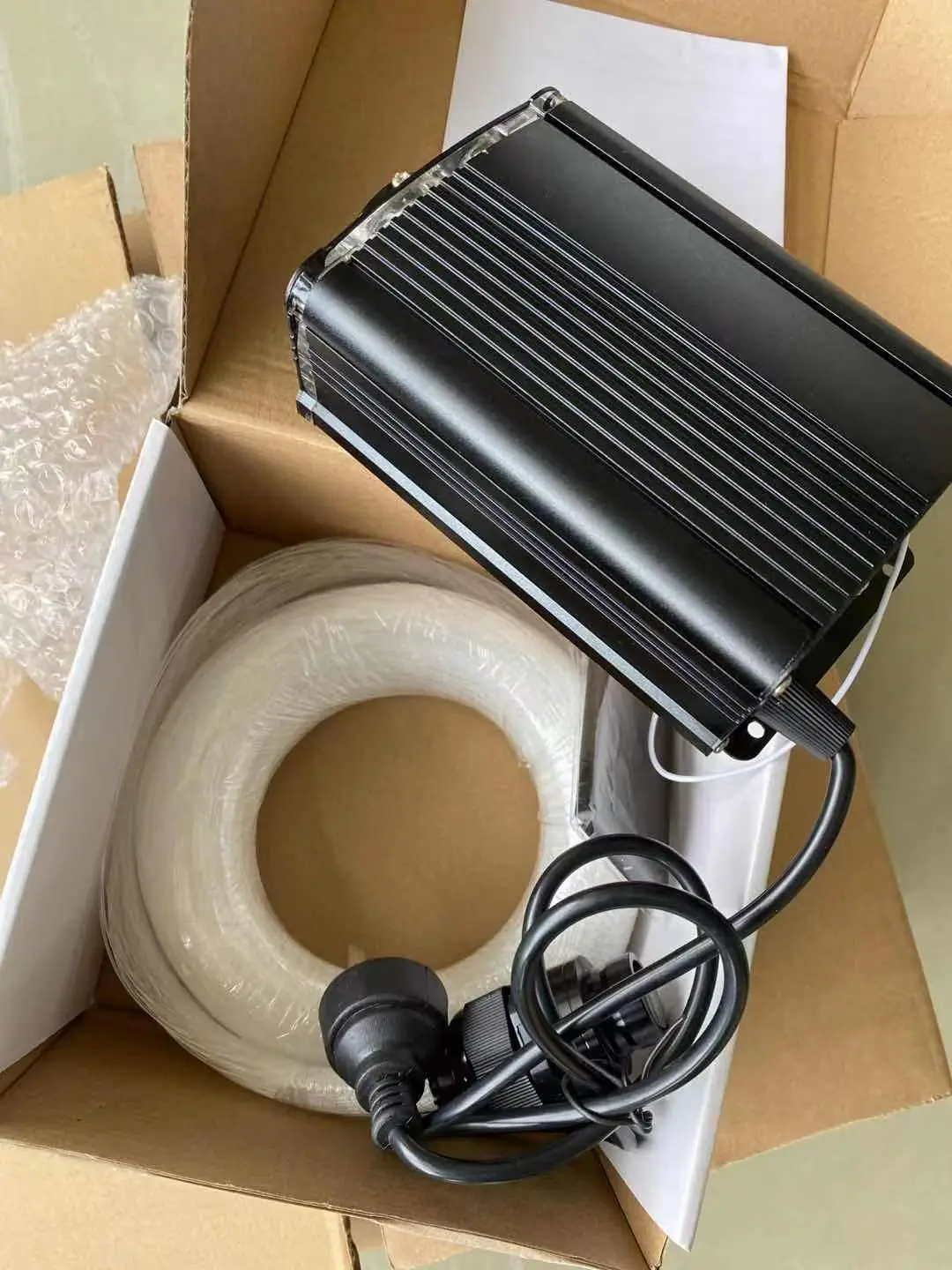 16W RGBW Twinkle led Fiber Optic Lights APP Control Star Ceiling Light projector