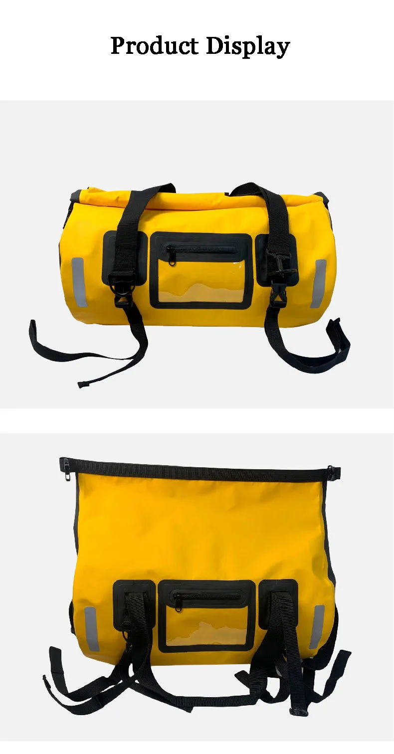 Motorcycle Rear Tail Bag Waterproof  Big Capacity Saddle Travel Dry Shoulder Bag Motorbike Luggage Motor Seat Bag