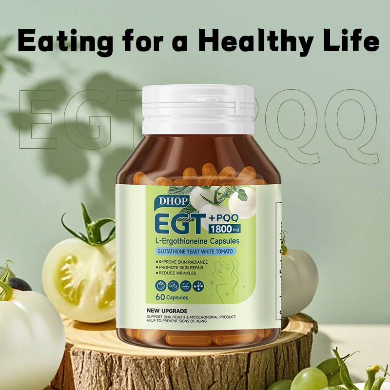 DHOP PQQ L-Ergothioneine capsule Energy Cognition Brain Nootropic Ergothioneine Capsules Vitamins Genre