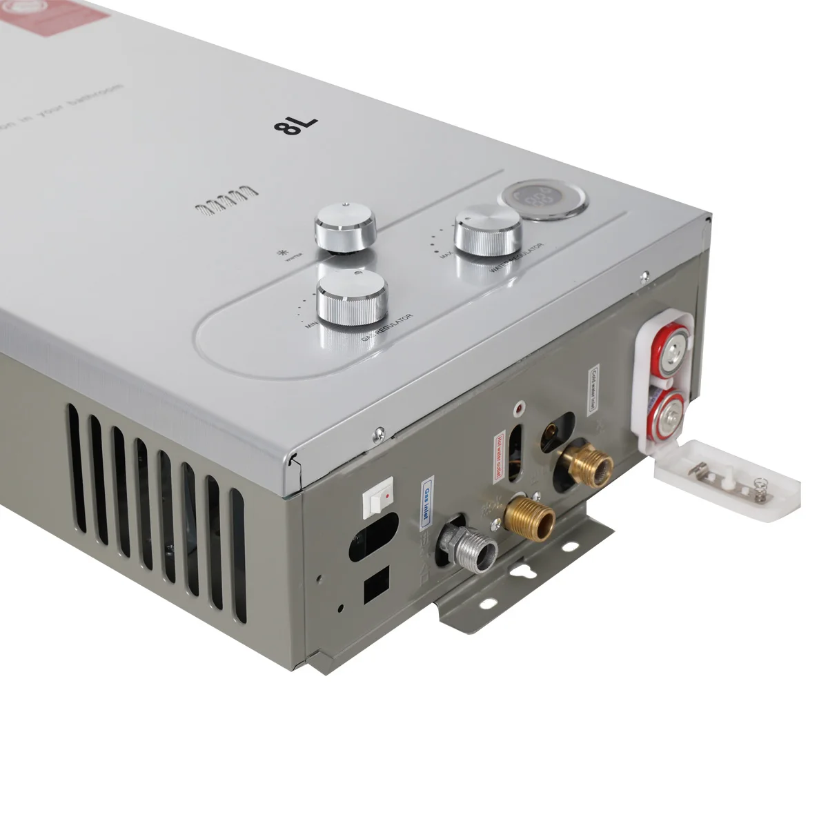 Featured Supplier 8L 16kw 2.11GPM Flue Type Residential Smart Instant LPG Portable Gas Water Heaters For Commercial