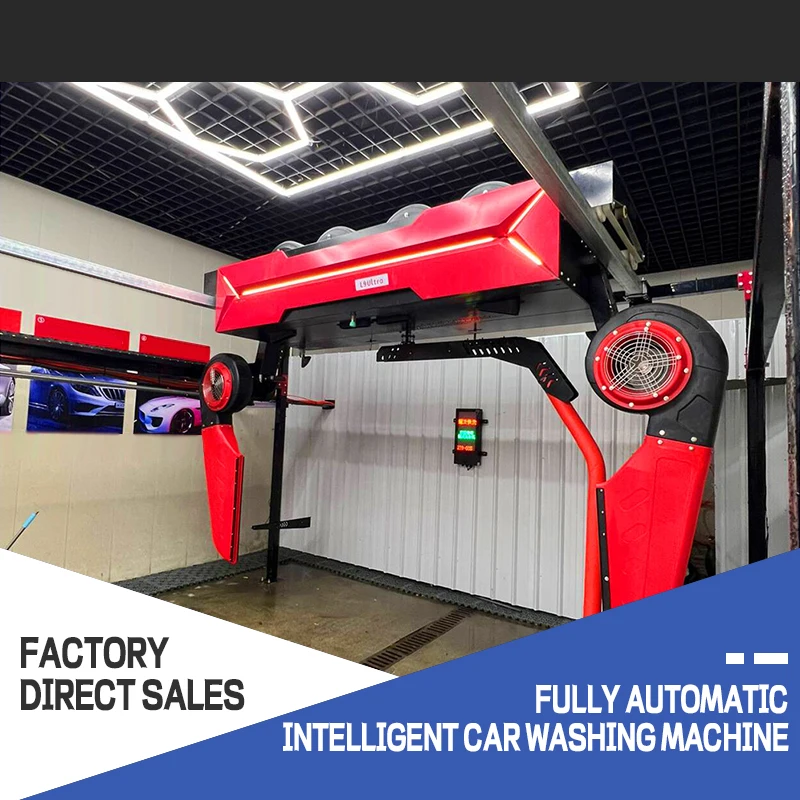 Factory Direct Door-to-Door Delivery 360 Touchless High Pressure Fully Automatic Car Wash Machine Made Durable Plastic Steel