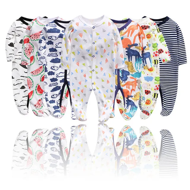 
Baby cotton romper spring autumn baby pajamas cotton long sleeves newborn baby clothes factory price cute 