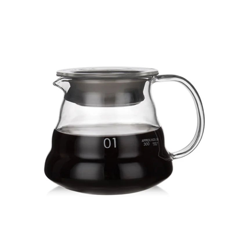 Ecocoffee V-образная форма для наливания стеклянного кофейника 360 мл 600 800 графин капельный кофейник