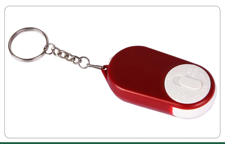 10X 22MM LED Keychain Folding Magnifying Glass