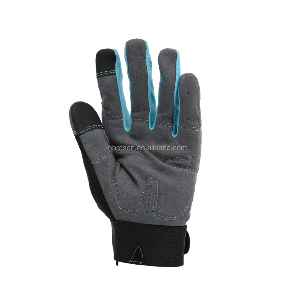 Microfiber Breathable TouchScreen Synthetic Leather Auto Mechanic Hand Safety Working Gardening Gloves for Driver Rigger