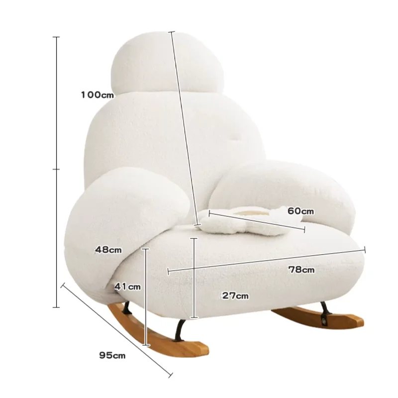 Modern Hot Sale Teddy Bear Big White Sofa Chair Bean Bag Bed For Adults Foam Big Chair Cozy Sofa Living Room Furniture