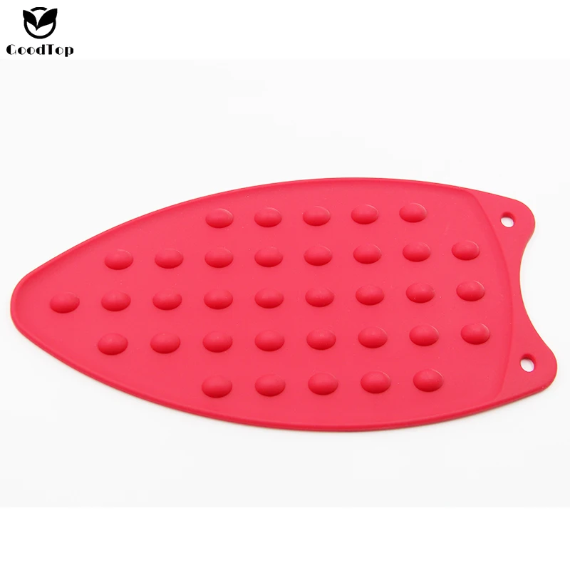 Heat Resistance Silicone Iron Rest Tray Dish Mat Pot Stand Multi Color