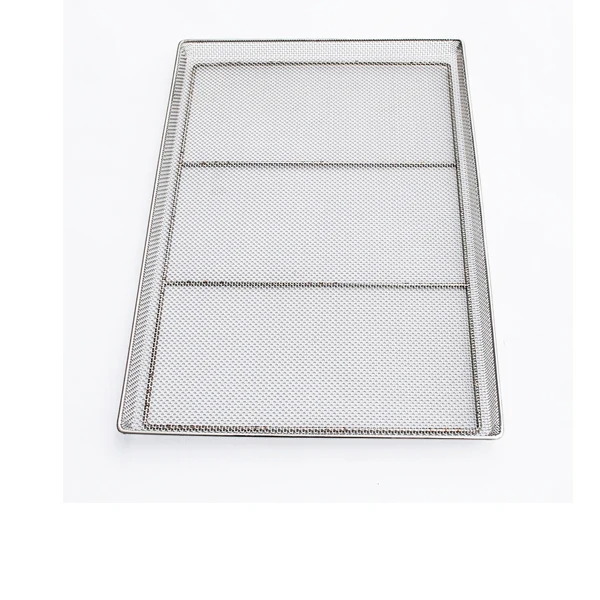 ALL CUSTOM Stainless Steel 304, 316 Food Grade Weave Perforated Drying Oven Cooling Metal Wire Mesh Tray