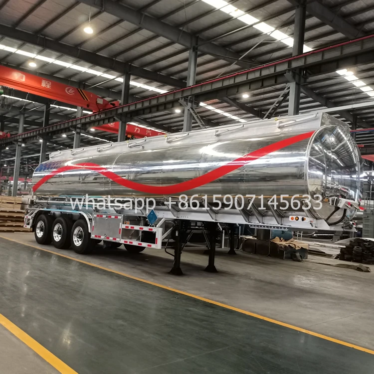 CLW 38000liters 42000liters 43000liters Aluminium petrol tanker semi trailer oil fuel tanks truck for sale