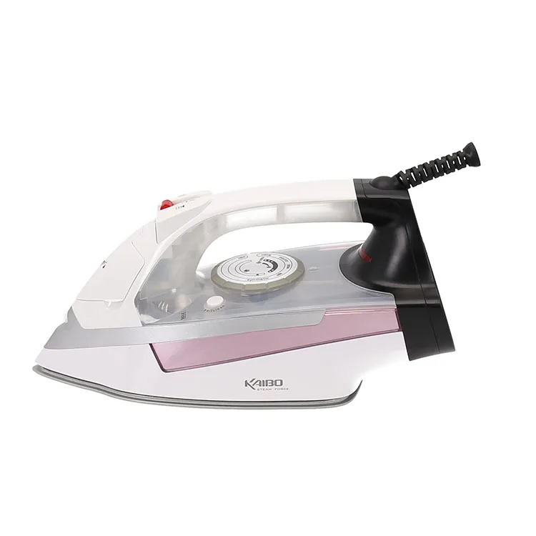 Kaibo Handle Dry Anti-calc Auto-off Ceramic Soleplate Heavy Duty Electric Steam Press Iron