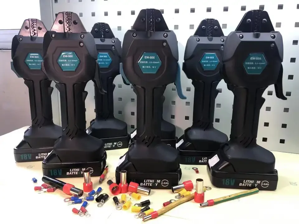 Weinisen EW-50X Rechargeable Crimping Tool Electric Cold Crimping Tool Terminal Small Power Pliers