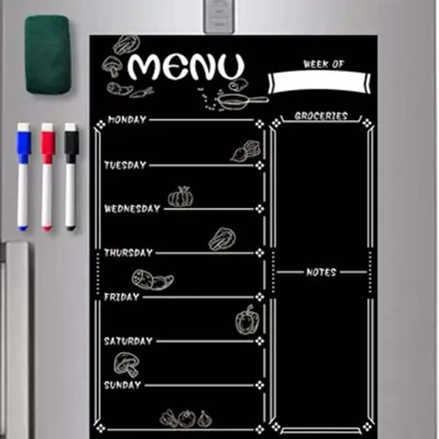 Magnetic Planner Kids Office Magnet Calendar Weekly Planner Fridge magnets