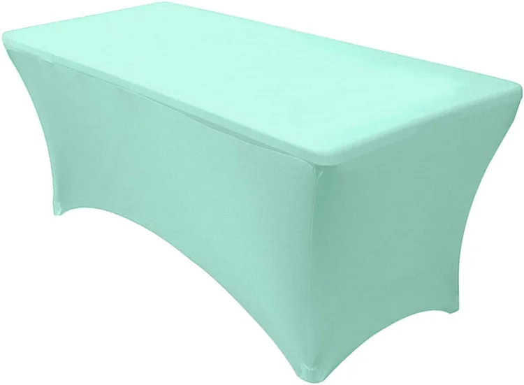 Скатерть 6 футов, прямоугольная Натяжная скатерть из спандекса, для складного стола