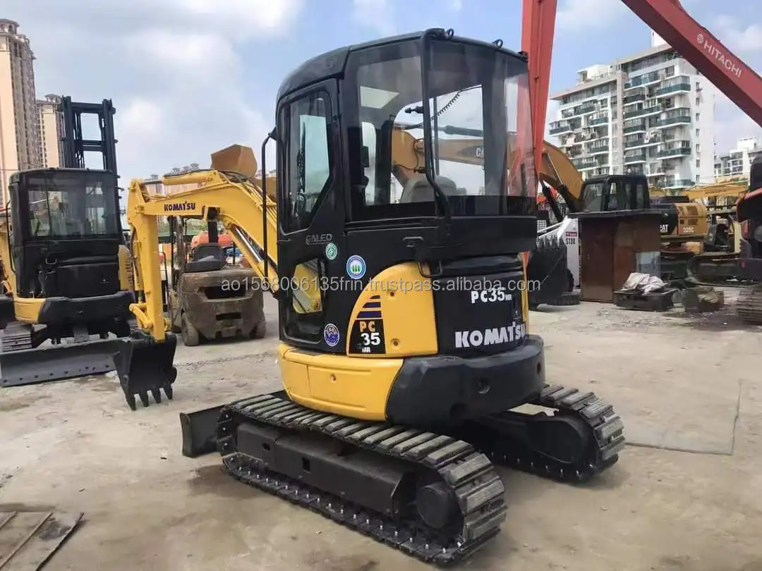 Used Japan Komatsu PC35 Komatsu PC 35 3.5ton earth-moving equipment excavator with high quality