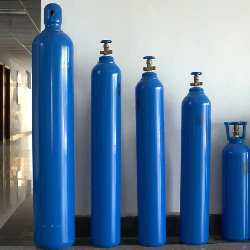 China manufacturer 1L 2L 3L 5L 10L 20L 40L Oxygen Argon gas cylinders tank Industrial gas empty bottle