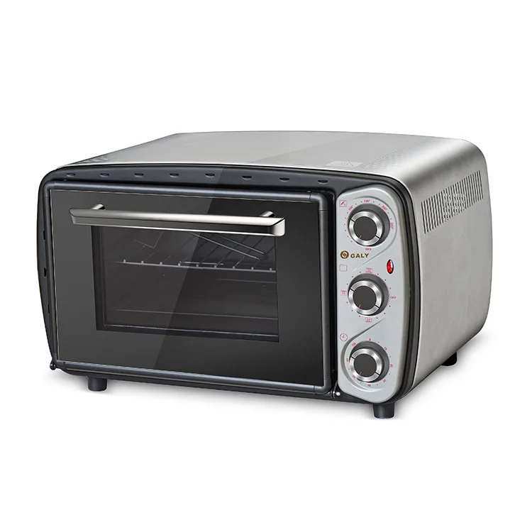 Профессиональный поставщик, Электрические духовки из нержавеющей стали для пекарен CE GS, духовка с двойной стеклянной дверью, духовка A13