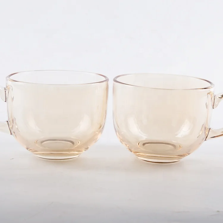 
Large capacity amber breakfast cup Oatmeal Milk Cup 