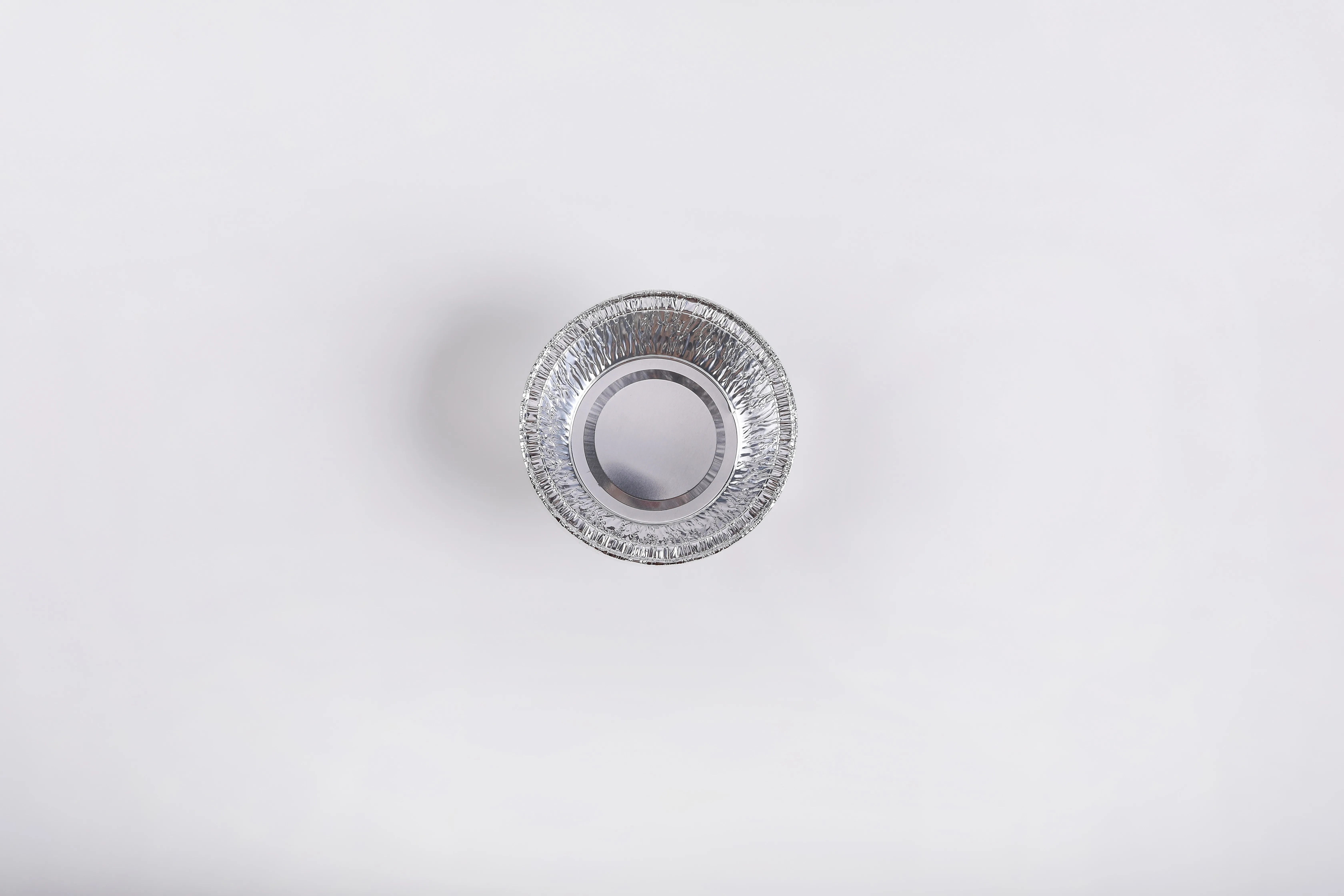 
100ml round disposable food grade factory wholesale price aluminum foil container for restaurant 