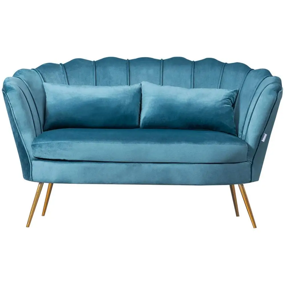 Wedding Loveseat Luxury Sofa Set Modern Velvet 2 Seater Sofa Double Seater Small Size Sofa Home Furniture Hot Selling Velvet