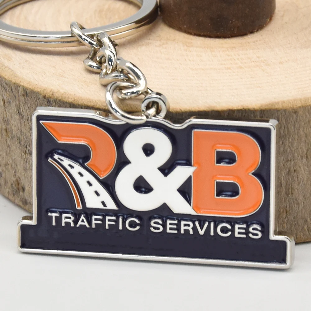 New high quality personalized metal house shaped keychain