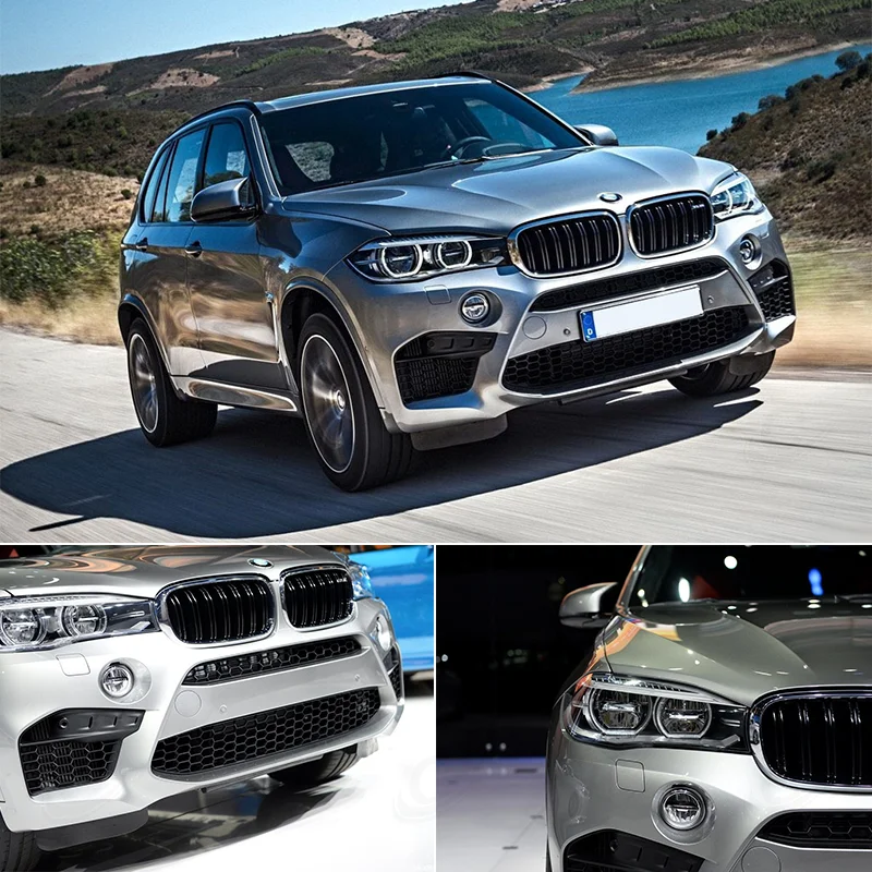 X5 F15 Gloss Black Car Parts Front Grill For Bmw X5m F85 Front Bumper Racing Kidney Grill