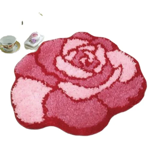 Wholesale carpet embroidery diy for kids mats hook rug, latch making kit