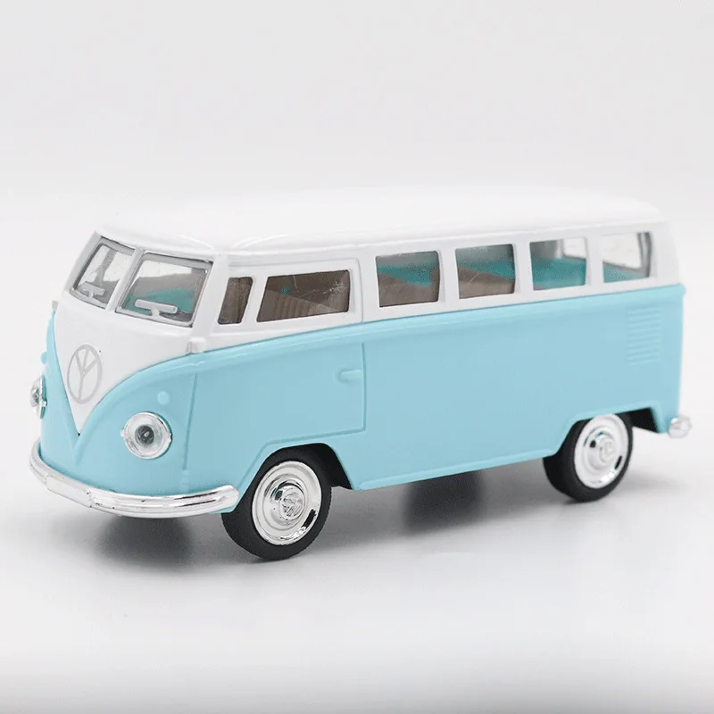 Оптовая продажа модель автобуса из 1:32 сплава детская игрушечная машинка украшение Отлитая под давлением автомобиля открытая дверь игрушечный автомобиль для мальчиков