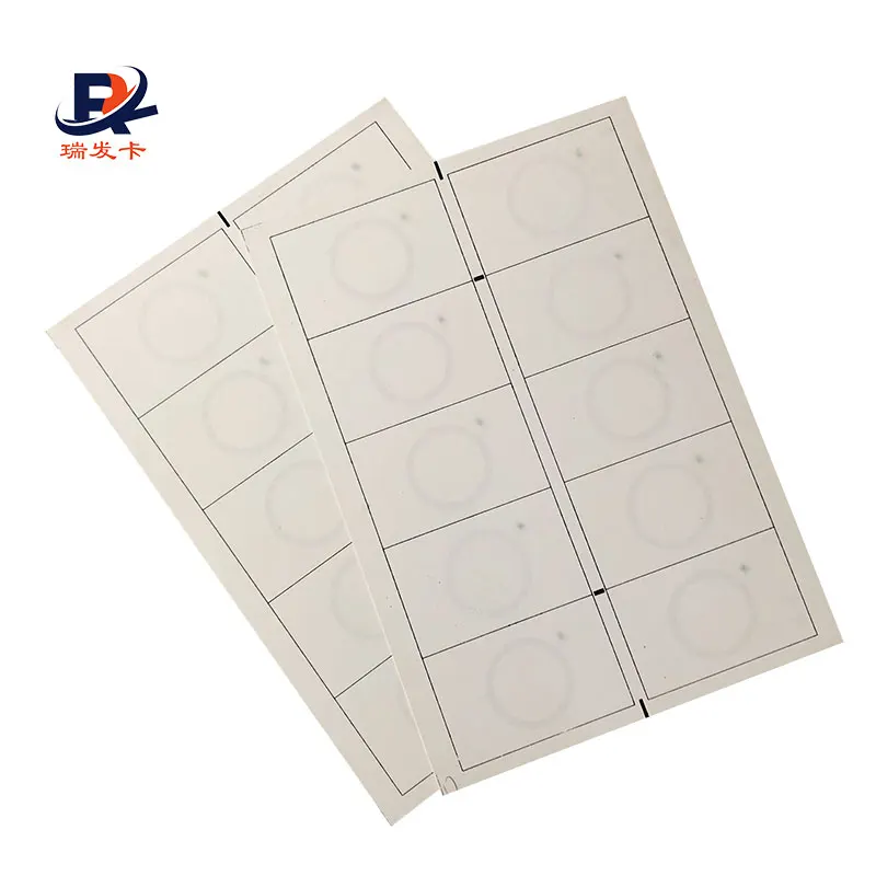 China factory Wuhan Wholesale RFID IC/ID Inlay for Card Making Process