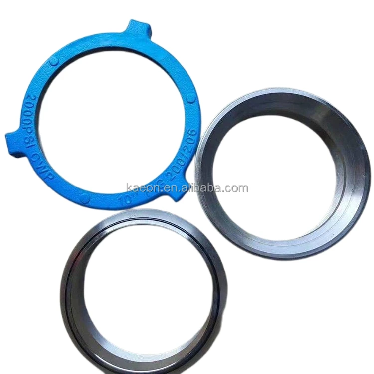 Three lug nuts and self locing ACME thread Threaded butt weld Hammer Union