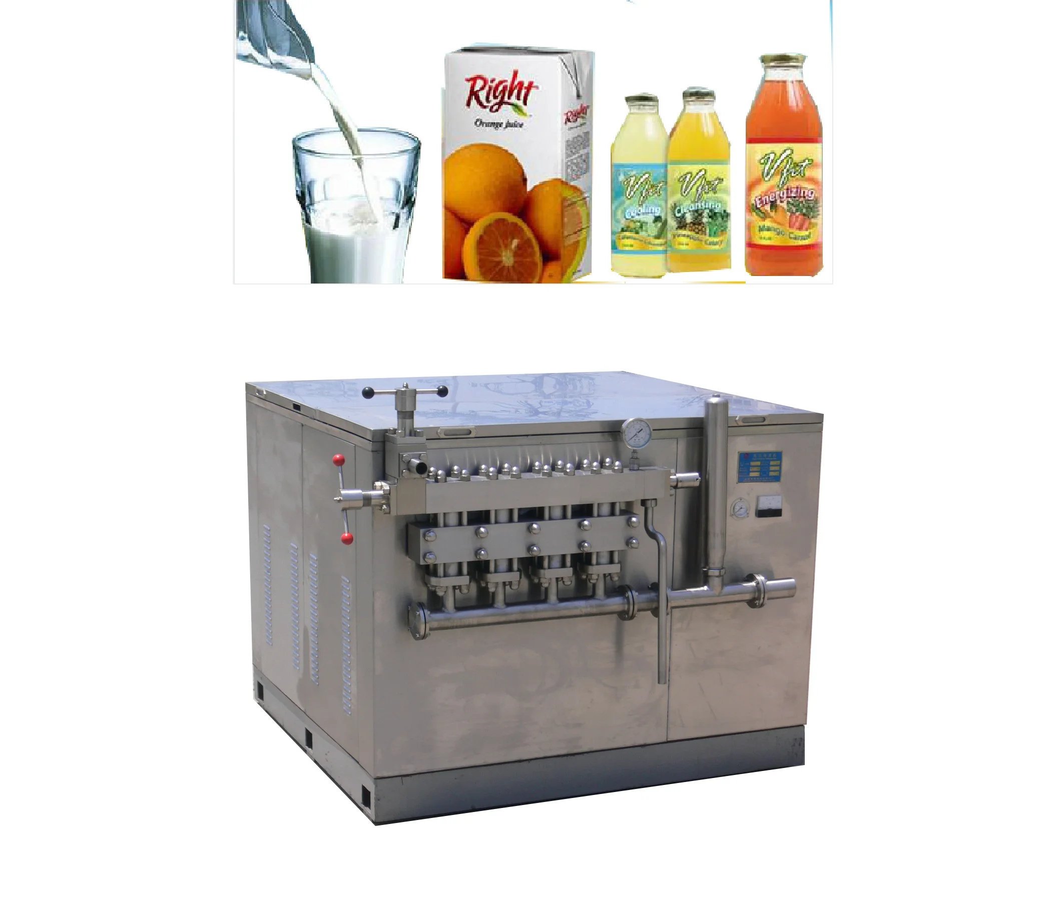 Production high pressure homogen for ice cream homogenizer nice price