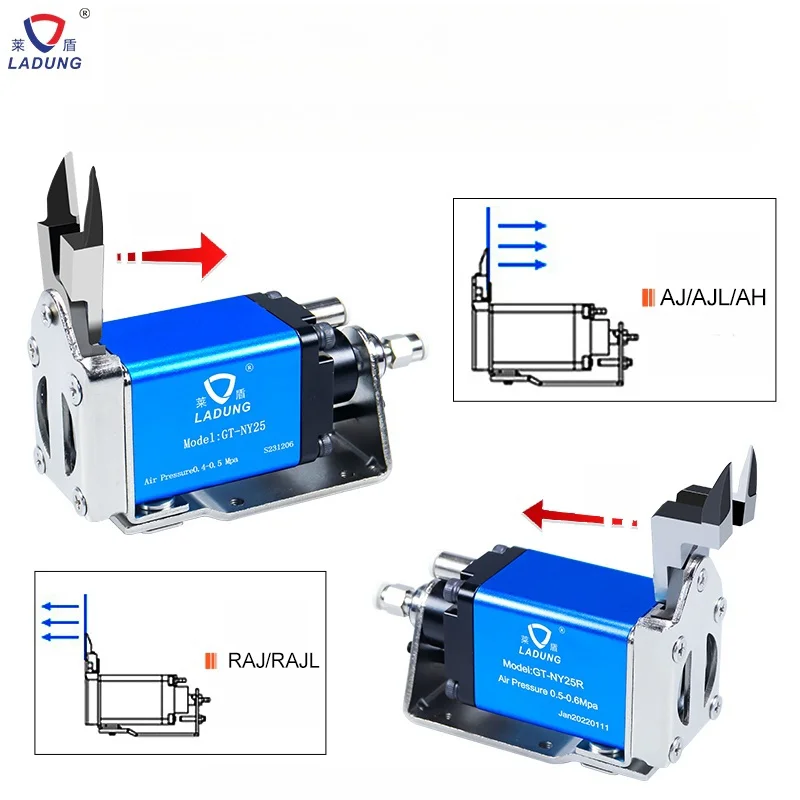 Sliding Air Nipper Pneumatic Scissors Pneumatic shears cutter with blades
