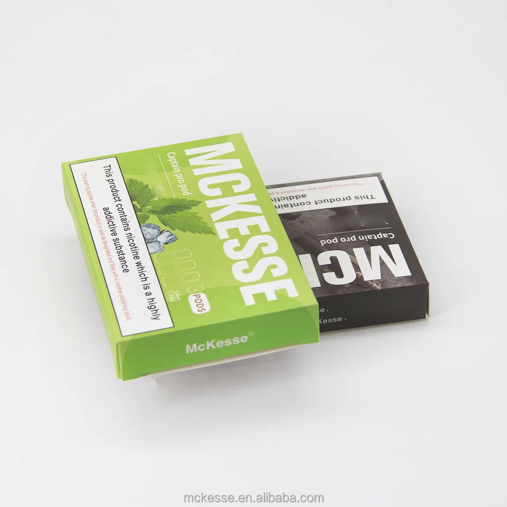 Custom printing paper cardboard pod starter kit  packaging  with 3pcs/BOX