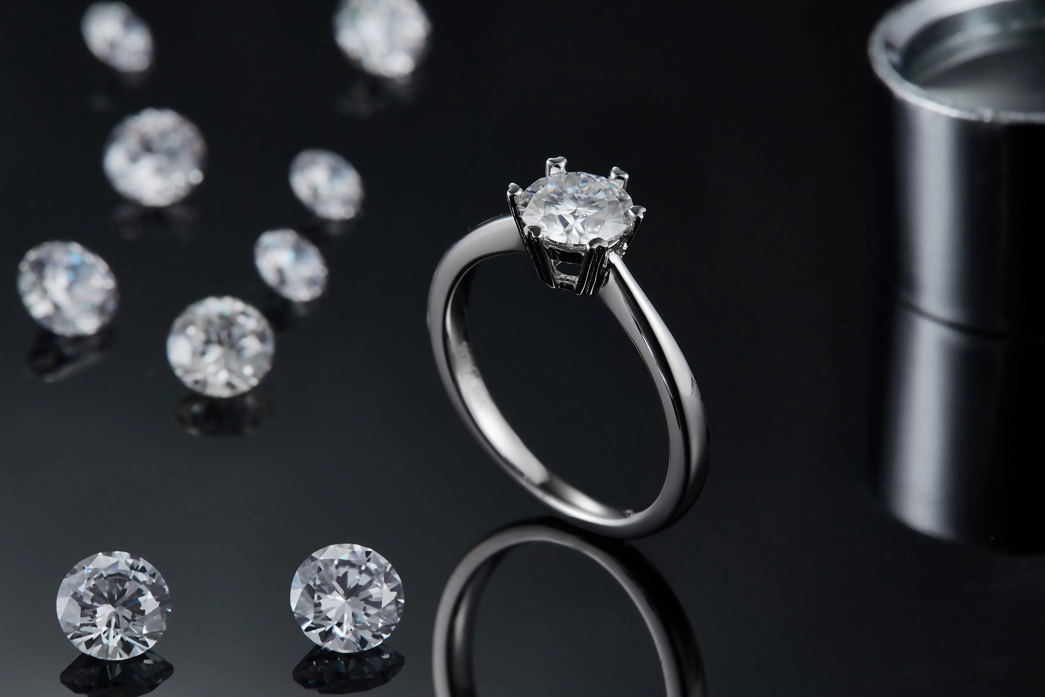 Deft Design Moissanite Women Wedding Jewelry Customized Engagement Silver 925 Ring For Love