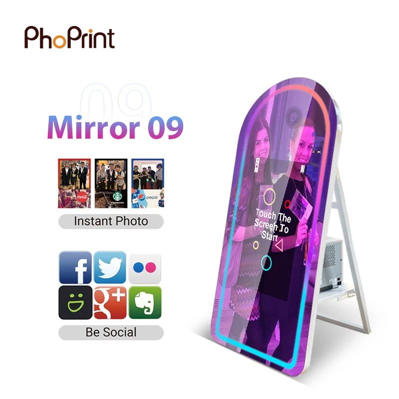 Portable Photo booth  Digital Selfie Booth Machine With Sale Price