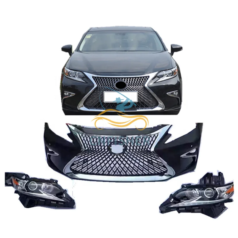New Model Upgrade Kit F-sport  facelift kit Front Bumper For LEXUS  ES200 ES250 ES350 2013 -2015  to 2016-2018