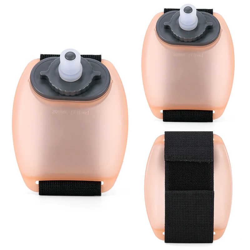 Sport Foldable Water Bottle Botellas De Agua 200Ml Bicycle Water Bottle Wrist Water Bottle