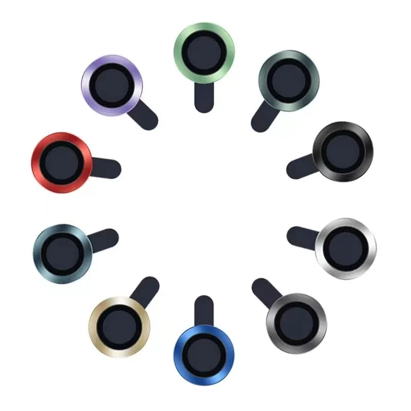 2022 colorful Camera Lens Protector 9H Tempered Glass Camera Cover Screen Protector Metal for iPhone 13Pro/13pro max