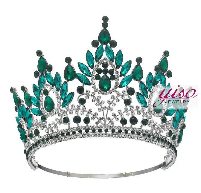 Factory Direct High Quality Custom Pageant Crystal Luxury Beauty Flower Crown