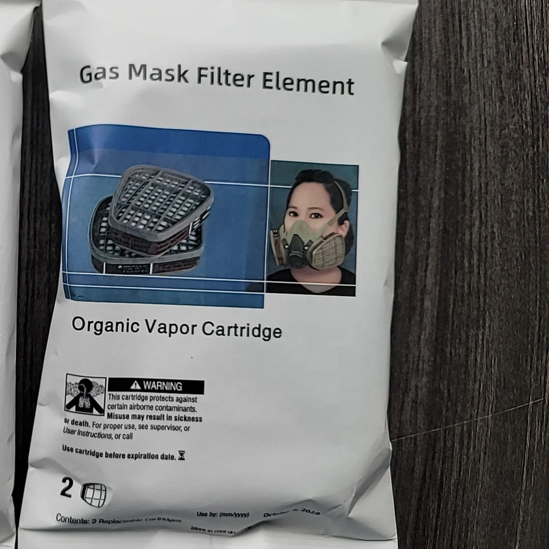 6001 Filter For Pesticide Application Replaceable Organic Vapor Cartridge chemical cartridge for respirator 6200 7502 6800