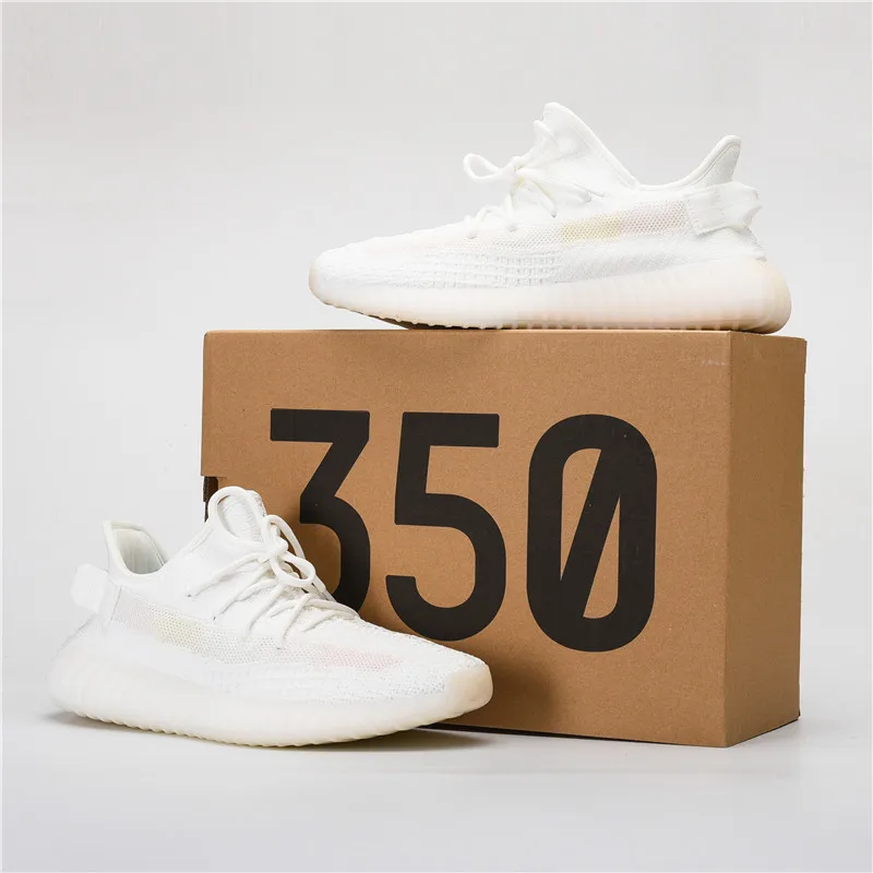 Wholesale original yezzy fitness walking High Quality yeezy 350 v2 canvas trendy shoes shoe for men