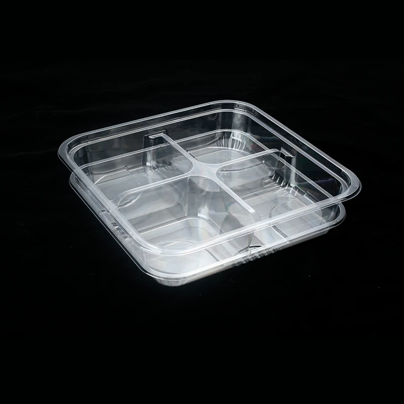 Food Grade Clear Plastic Cumquat Foxnut Rambutan Blackberry Fruit Container With Clear Lid