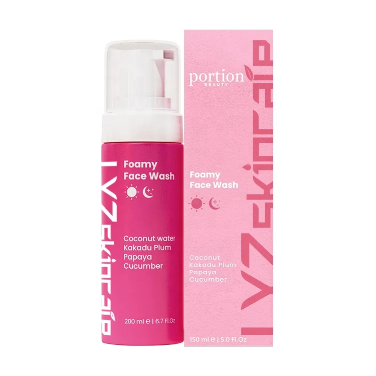 Real Fresh Foam Cleanser, Soothing & Hydrating Gentle Cleansing Foam with Real Green Tea, Clean Beauty Skin Care